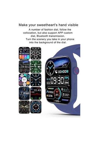 Watch 7 Pro Max Uyumlu Smartwatch Yeni Kasa Çift Tuş Aktif Konuşma Özellikli Türkçe Akıllı