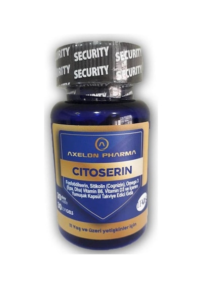 Axelon Citoserin 30 Yumuşak Kapsül