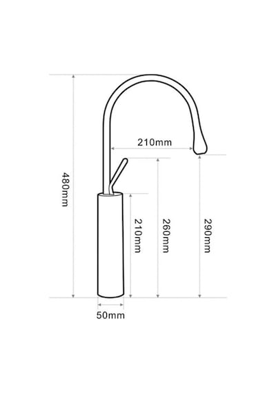 Fontana F-815 Lavabo Bataryası Siyah