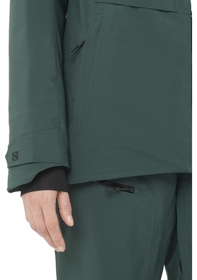 Salomon Salomon Brilliant Kadın Yeşil Kayak Ceketi 22889 Yeşil