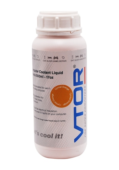 Vtor Bilgisayar Soğutma Sıvısı 500ML Kristal Turuncu