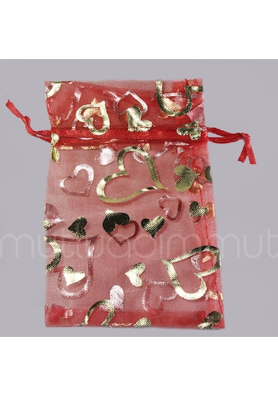 Mutluadim Kalpli Kese 9 X 14 Cm 12 Adet