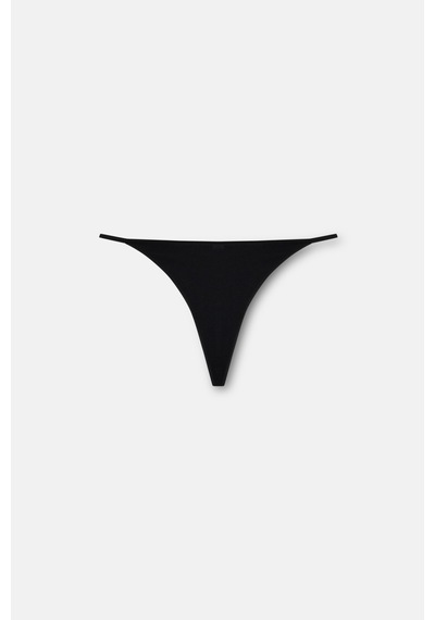 Suwen 3lü Pamuklu G-string Külot St0040602g361 Siyah / Siyah / Siyah