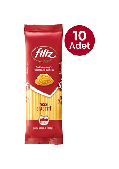 Yassı Spagetti Makarna X10 Adet 500 G