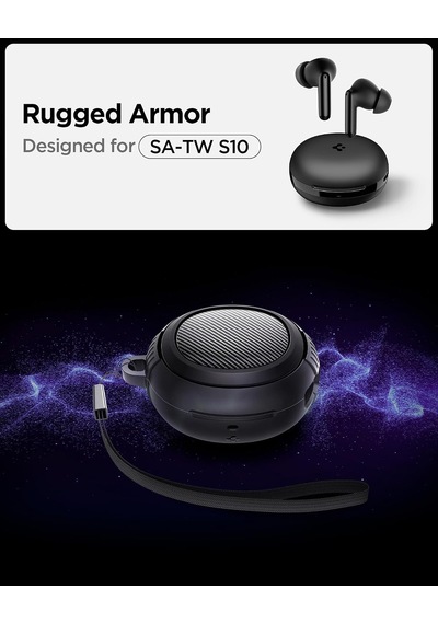 Audio Tws S10 İle Uyumlu Kılıf Rugged Armor Matte Black - Acs07965 Çok Renkli