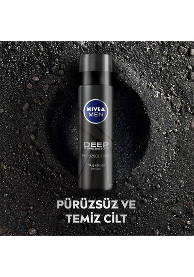 Nivea Deep Dimension Tıraş Köpüğü 200 Ml 24'li Paket