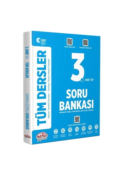Data Yayınları 3. Sınıf Tüm Dersler Maarif Model Soru Bankası