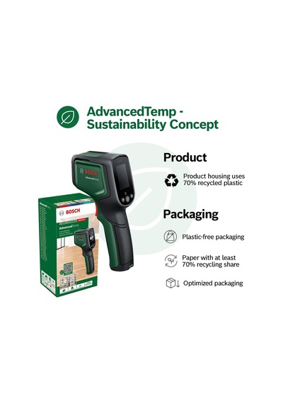 Home And Garden Advancedtemp Kızılötesi Termometre -30 C İla +500 C, Entegre Küf Ve Isı Köprüsü Algılama, L
