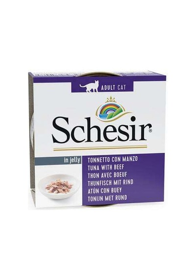 Ton Balıklı Ve Sığır Etli Jelly Yetişkin Kedi Konservesi 85 Gr