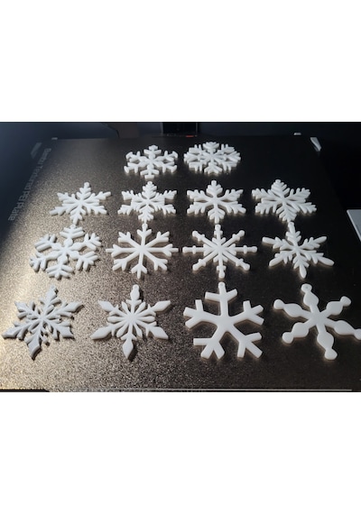 Kar Topu Yıldız Süs Dekoratif Set Yılbaşı Ağacı Süsleri 8cm