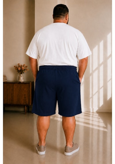 Sngl Tekstil Erkek Büyük Beden Kapri 3xl 4xl 5xl 6xl 7xl 8xl 9xl Lacivert