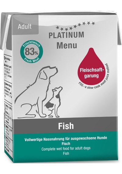 Platinum Balıklı Köpek Yaş Maması 185 G
