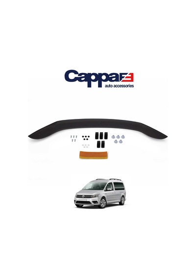 Cappafe Vw Caddy Ön Kaput Koruyucu Rüzgarlık 4Mm Abs 2015-2020