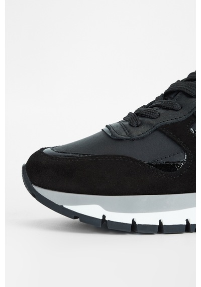 Valmenti Kadın Siyah Hakiki Deri Sneakers & Spor Ayakkabı 996 119-1 Bn Ayk Sk23/24 Siyah