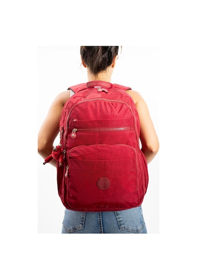 Ultra Hafif Çok Cepli Su Geçirmez Sırt Çantası Unisex Kırmızı Model: 571-1b - Krem