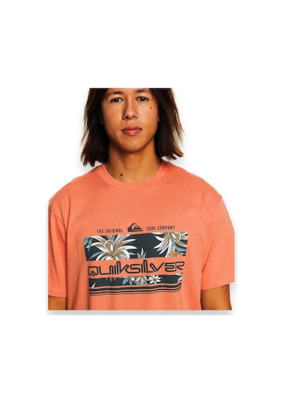 Quiksilver Eqyzt07679 Tropical Rainbow Ss Mercan Erkek T-shirt Mercan
