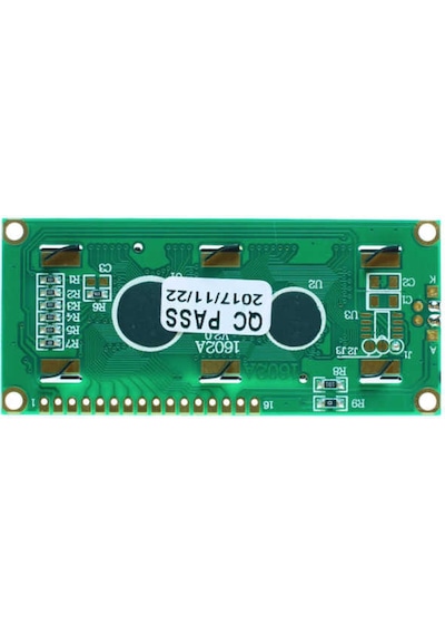 Robotistan 2X16 Lcd Ekran - Yeşil Üzerine Siyah