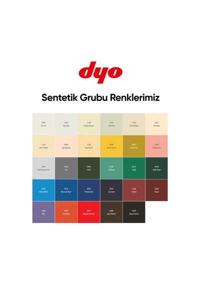 Dyosen Sentetik Parlak Boya 0,75 Lt Açık Kahve (107713284)