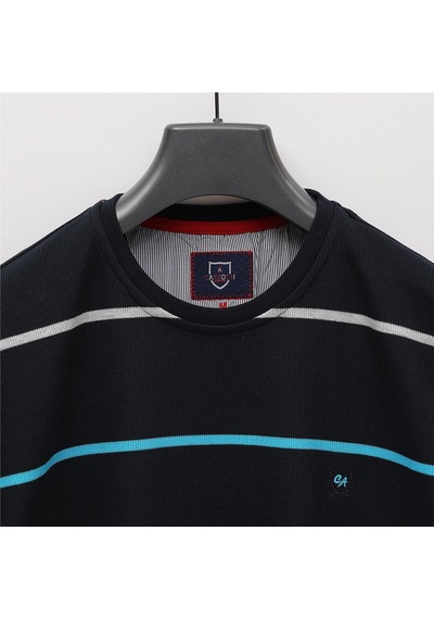 Dio Rise Erkek Uzun Kol İnce Bisiklet Yaka Sweatshirt - Czt-178 - Lacivert Lacivert