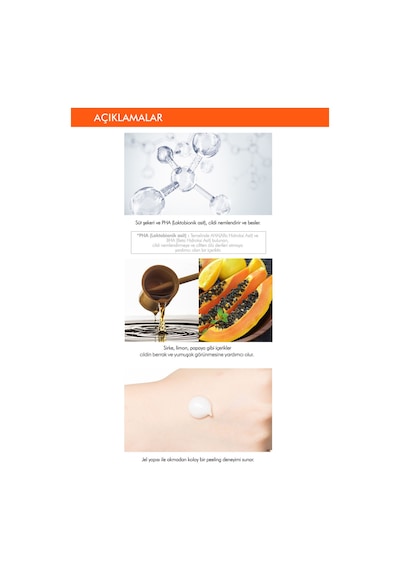 Missha A'PIEU Naked Peeling Gel Pha İçeren Hassas Ciltler için Peeling Jel 100 ML (PHA)