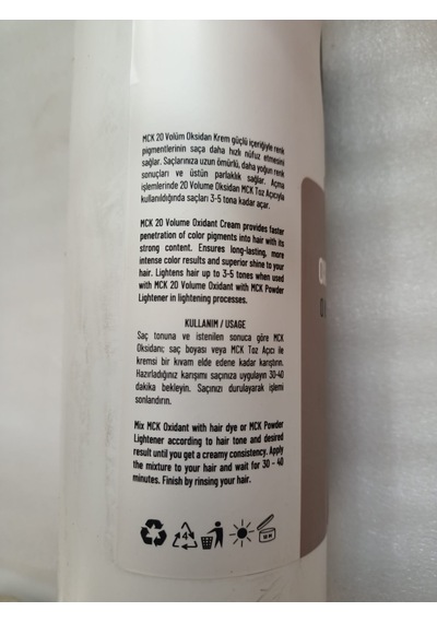 Mck Oksidan Krem 1000 Ml