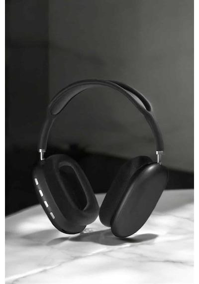 P9 - 211 - Plus Kulaklık Siyah Bluetooth Bağlantılı Kulak - Aconcept - Üstü Kablosuz