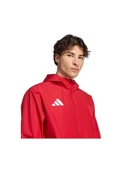 Adidas Ent26 Aw Jkt Erkek Futbol Antrenman Yağmurluk Jz9100 Kırmızı Kırmızı
