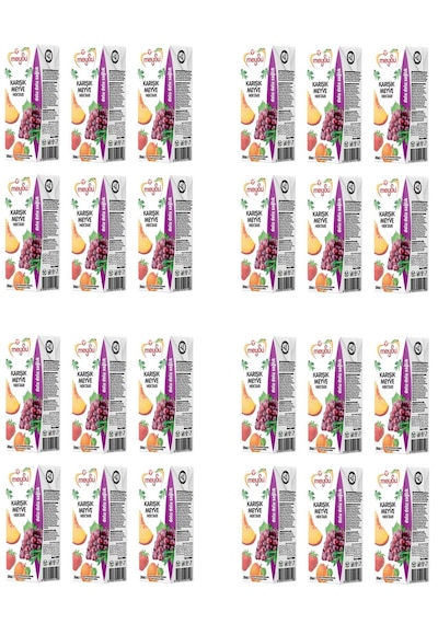 Meysu Karışık Meyve Nektarı 200 Ml X 24 Adet