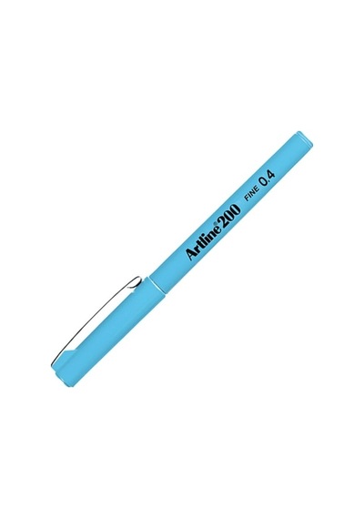Artline Fineliner İnce Uçlu Kalem 0,4 Açık Mavi Açık Mavi