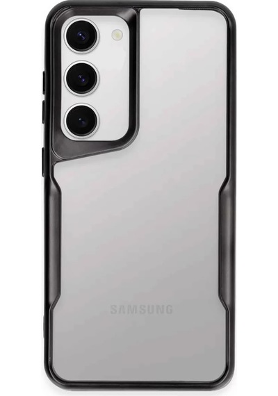 Newface Samsung Galaxy S23 Kılıf Boyi Silikon Kapak - Siyah