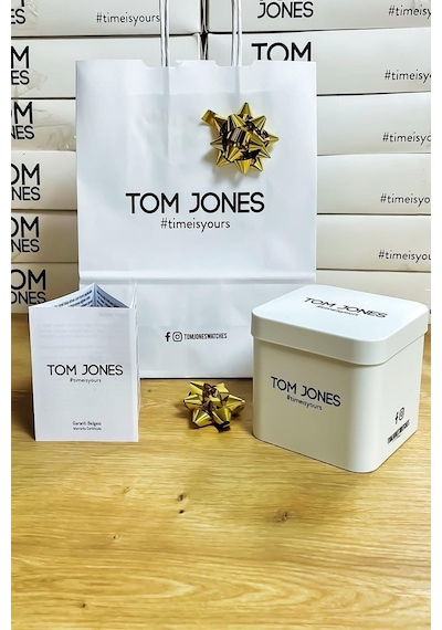 Tom Jones Çelik Kordon Kararma Renk Atma Yapmaz 3 Atm Suya Dayanıklı Kadın Kol Saati Btj.1.10024.5