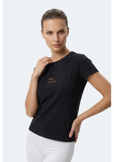 Slazenger Kosta Kadın Siyah Tişört