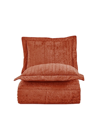 Elart Comfort Yeni Nesil Uykuseti - 6 Parça Velvet Tarçın 230X22 230 x 220-Tarçın