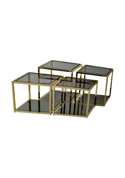Zigon Ogem 102 Ve Orta Sehpa Kare Takım Metal Transmisyon Gold K