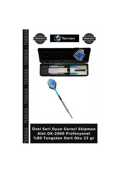Özel Seri Oyun Gereci Ekipman Alet Ok-2000 Profesyonel %80 Tungsten Dart Oku 22 Gr