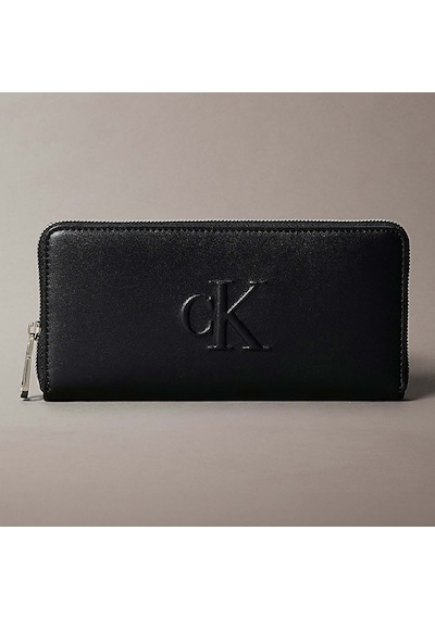 Calvin Klein Kadın Siyah Cüzdan Lv04k1005g-ub1 Siyah