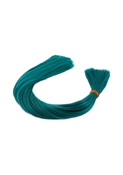 Koyu Yeşil Renkli Sentetik Boğum Saç - 1Kg