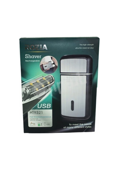 Erkekler Için Düzeltici Usb Şarj Edilebilir Tıraş Makinesi, Ht9321 Rozia Ht9321