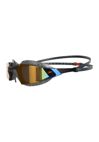 Speedo Aquapulse Pro Mirror Gog Au Black/Gold Aynalı Yüzücü Gözlü Gold - Siyah