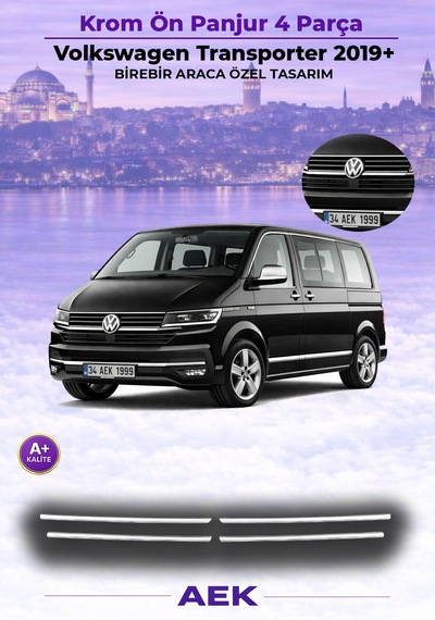 Vw T6.1 Transporter Ön Panjur Paslanmaz Çelik 2019-