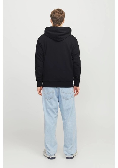 Jack & Jones Erkek Sweat 12268128 Siyah Siyah