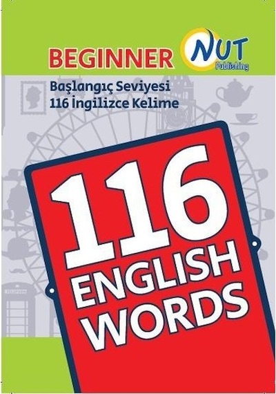 Beginner 116 English Words Kartları-Başlangıç Seviyesi 116 İngilizce Kelime- Nut Publishing