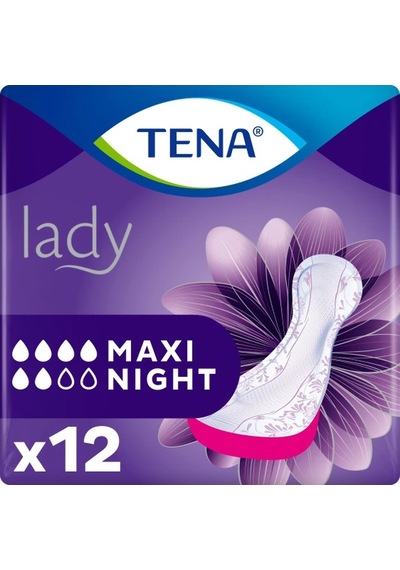 Tena Lady Maxi Night Mesane Pedi 12'li