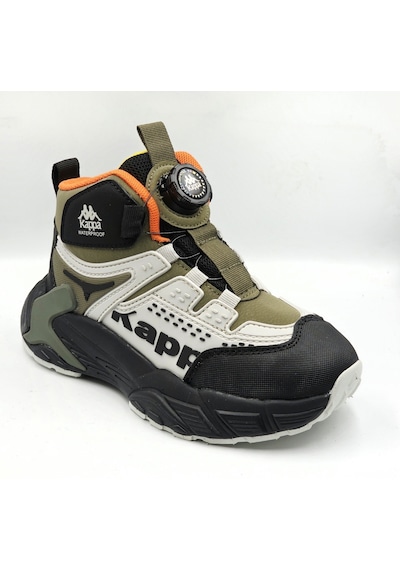 Kappa Kp-4073f Siyah Haki Renk Makara Bağcıklı Outddor Su Geçirmez Erkek Çocuk Spor Bot