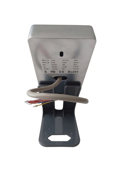Sr-214 Lcd Em-w Ip68 Parmak İzi Kart Şifre Okuyucu Lcd Ekranlı Metal Kasa 125 Khz 3 Adet