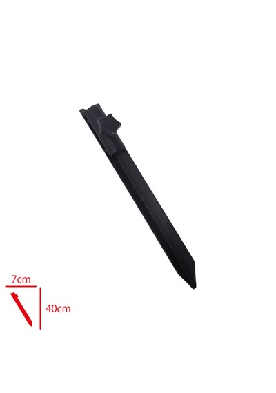 Şemsiye Kazığı Metal Siyah 40 Cm