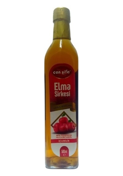 Can Şifa Doğal Fermantasyon Katkısız Elma Sirkesi Cam 500 ML