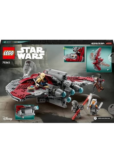 LEGO® Star Wars™ 75362 Ahsoka Tano'nun T-6 Jedi Mekiği 75362 - 9+ Yaratıcı Oyuncak Yapım Seti (601 Parça)