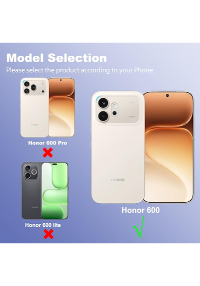 Honor 600 5g Uyumlu Kılıf Kamera Çevresi Korumalı Mat Siyah Magsafe Şarj Destekli Kapak