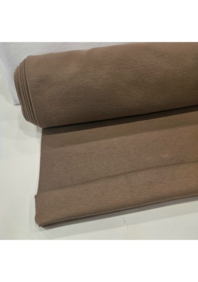 1 1 Bebe Kaşkorse Ribana Kumaş Kumaş Eni: 50 Cm Tüp %95 Pamuk %5 Elastan 037 Kahverengi